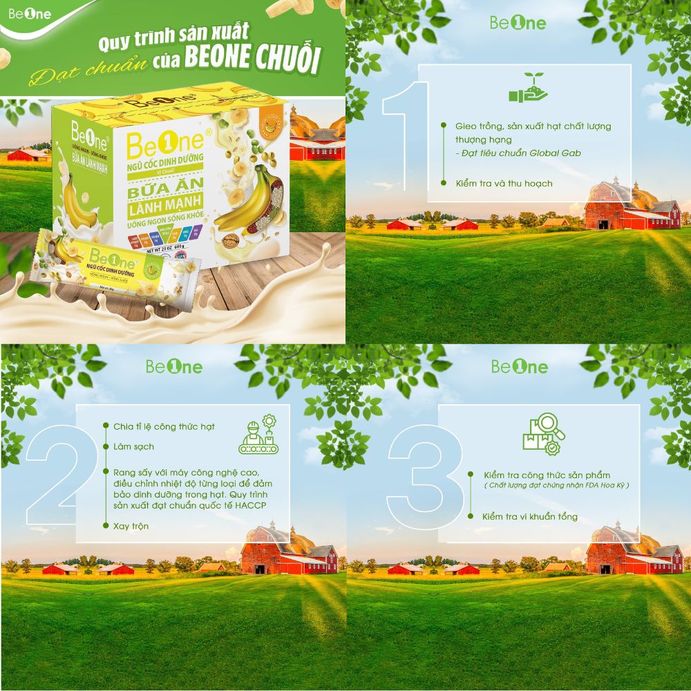 Quy trình sản xuất của Beone Vị Chuối